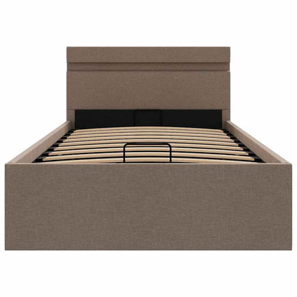 Rám Postele S Úložným Prostorem Led Textil