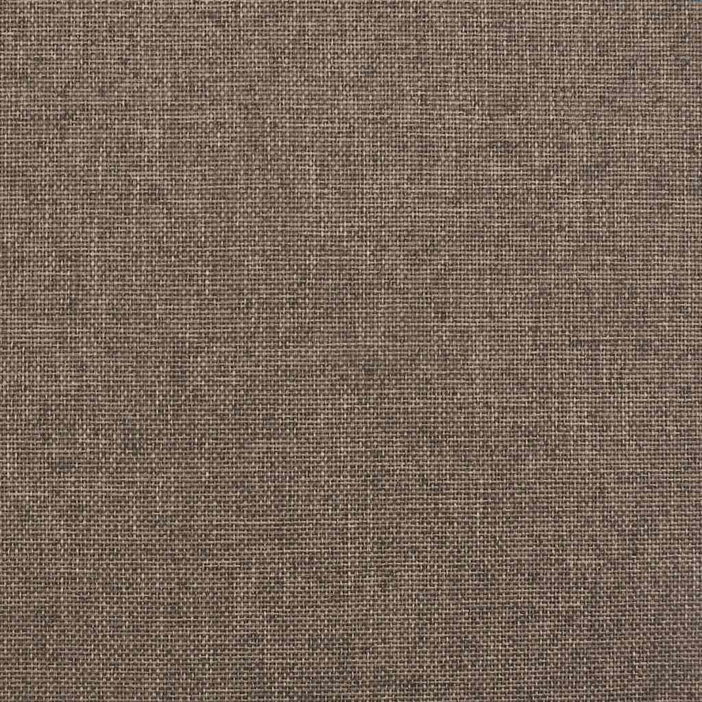 Rám Postele S Úložným Prostorem Led Taupe Textil 140 X 200 Cm
