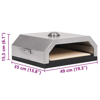 Pec Na Pizzu Pro Zahradní Grily Na Plyn I Uhlí Keramická Deska