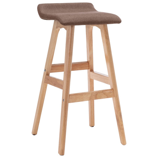 Barová Židle Taupe Textil