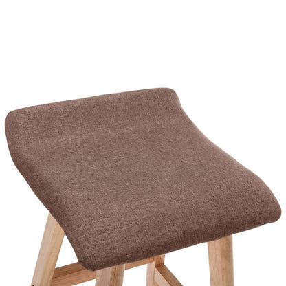 Barová Židle Taupe Textil
