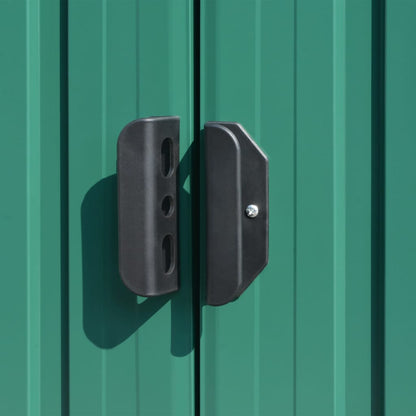 Zahradní Domek Zelený 257 X 779 X 181 Cm Pozinkovaná Ocel