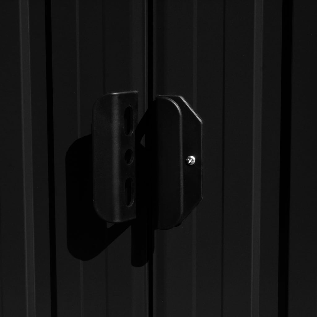 Zahradní Domek Antracitový 257X990X181 Cm Pozinkovaná Ocel