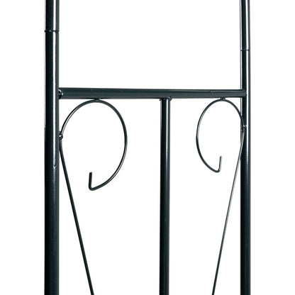 Zahradní Oblouk Tmavě Zelený 120 X 38 X 258 Cm Železný