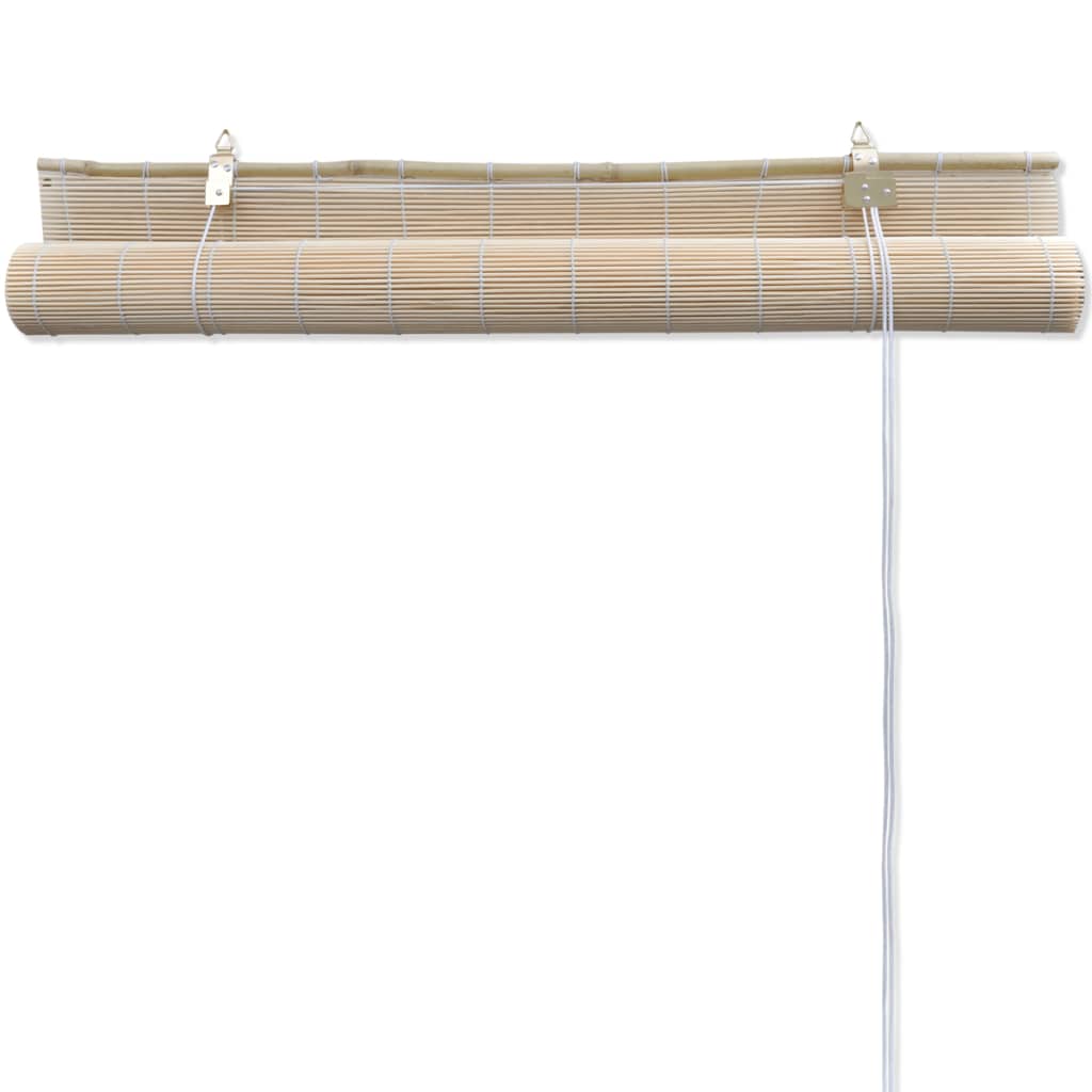 Zatemňovací Rolety Z Přírodního Bambusu 4 Ks 120 X 160 Cm
