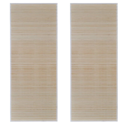 Obdélníkové Koberce Z Přírodního Bambusu 2 Ks 120 X 180 Cm