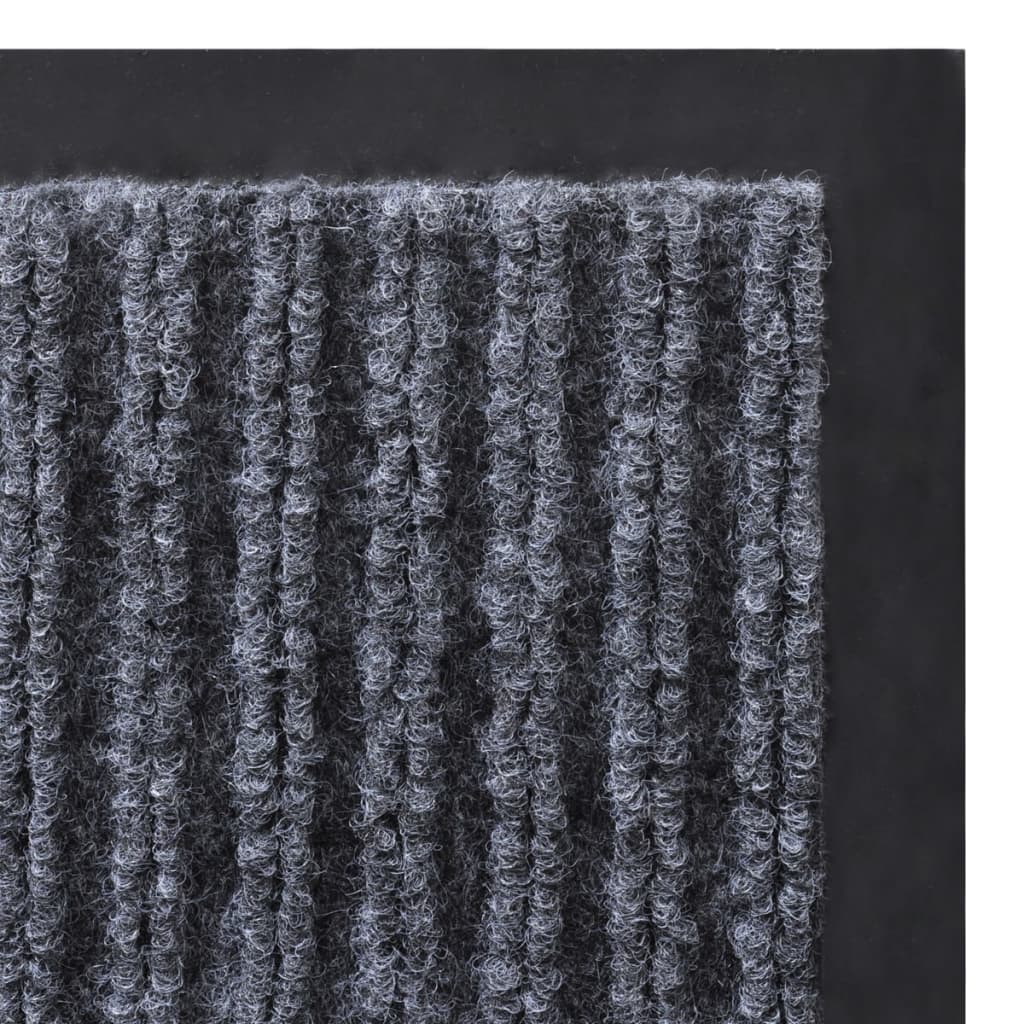 Pvc Rohožky 2 Ks Šedé 90 X 60 Cm