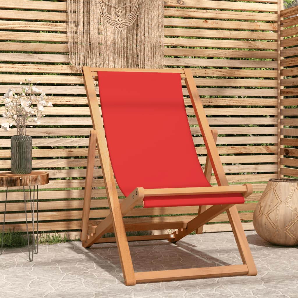 Kempingová Židle Teak 56 X 105 X 96 Cm