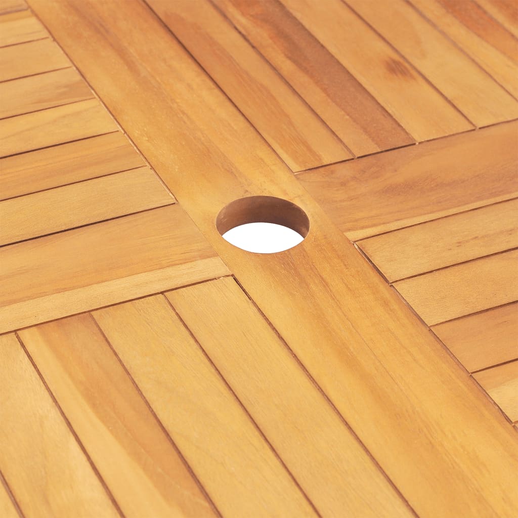 Skládací Zahradní Stůl 85 X 85 X 76 Cm Masivní Teakové Dřevo