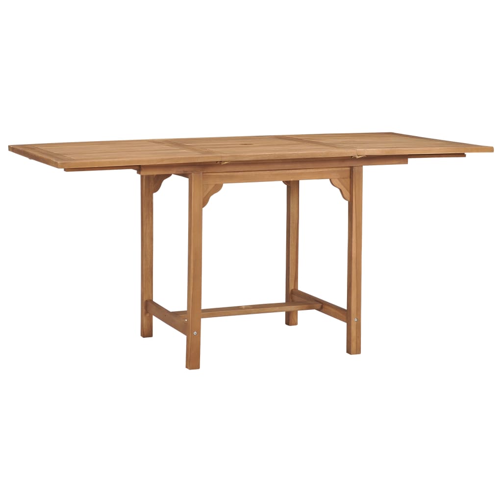 Rozkládací Zahradní Stůl (110–160) X 80 X 75 Cm Masivní Teak
