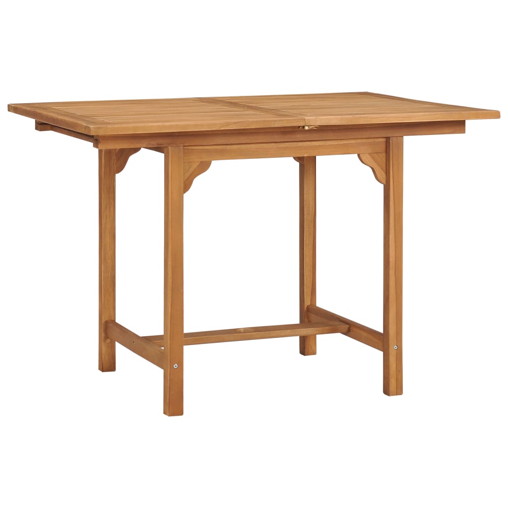 Rozkládací Zahradní Stůl (110–160) X 80 X 75 Cm Masivní Teak