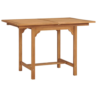 Rozkládací Zahradní Stůl (110–160) X 80 X 75 Cm Masivní Teak