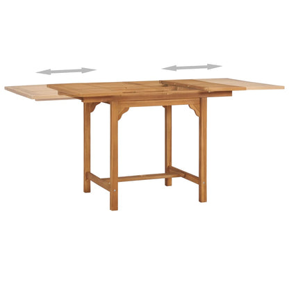 Rozkládací Zahradní Stůl (110–160) X 80 X 75 Cm Masivní Teak