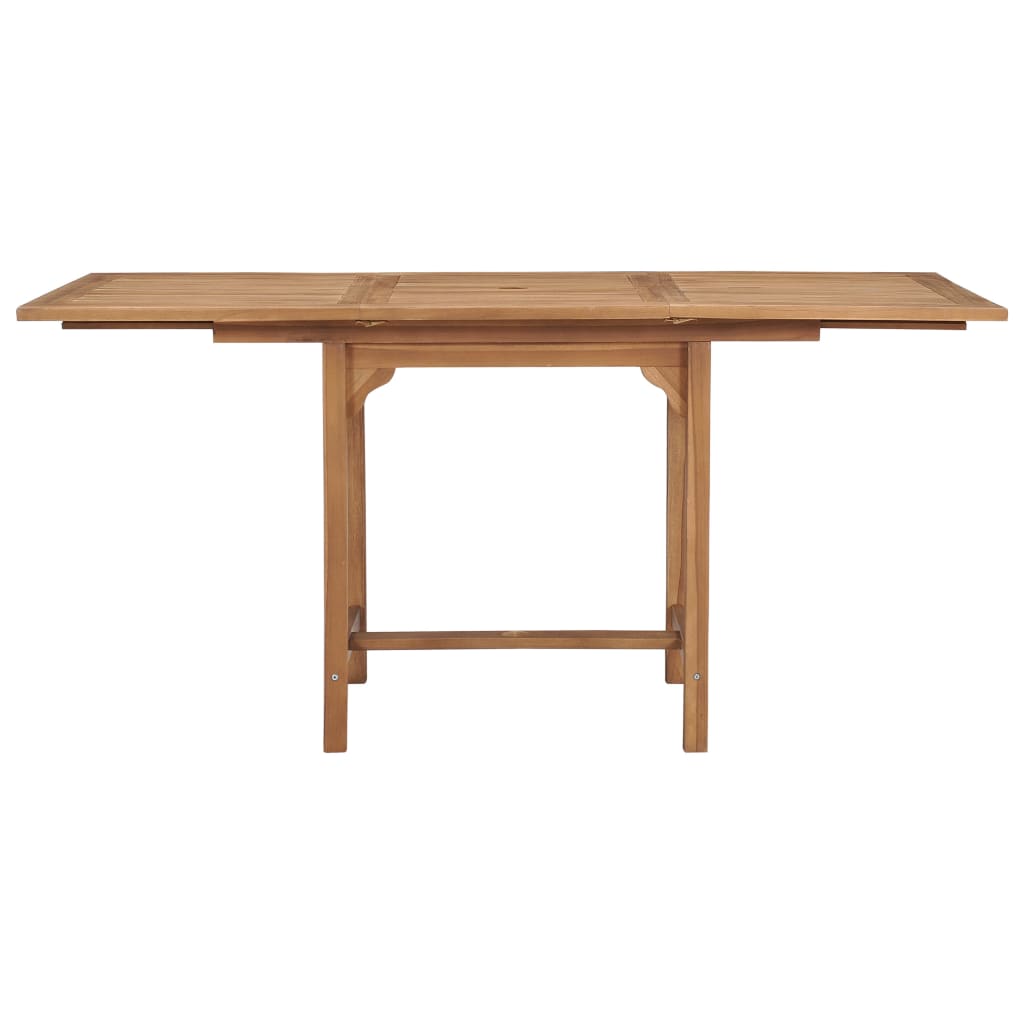 Rozkládací Zahradní Stůl (110–160) X 80 X 75 Cm Masivní Teak