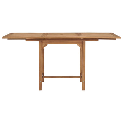 Rozkládací Zahradní Stůl (110–160) X 80 X 75 Cm Masivní Teak