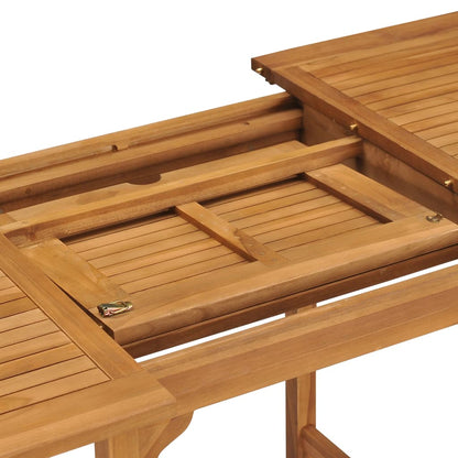 Rozkládací Zahradní Stůl (110–160) X 80 X 75 Cm Masivní Teak