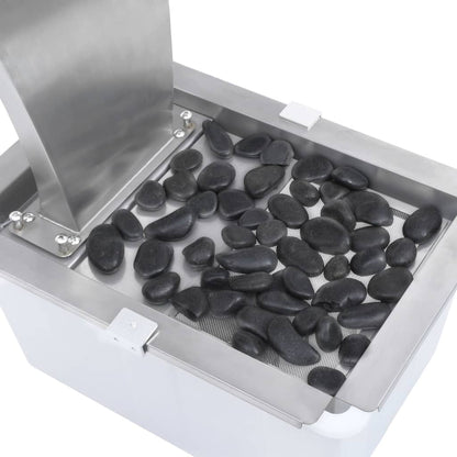 Zahradní Vodopád Stříbrný 52,4 X 34,2 X 82 Cm Nerezová Ocel