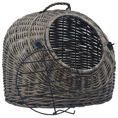 Přepravka Pro Kočku Šedá Přírodní Vrba