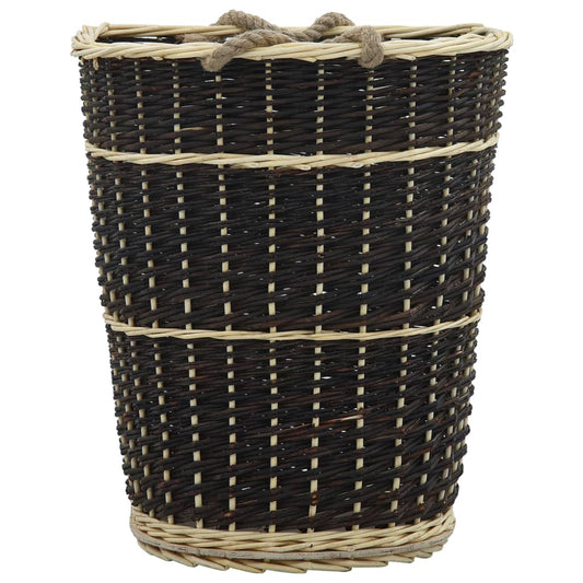 Nůše Na Dřevo S Popruhy Přírodní Vrba