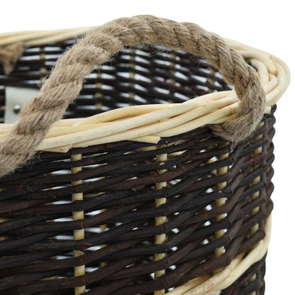 Nůše Na Dřevo S Popruhy Přírodní Vrba