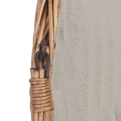 Koš Na Dřevo S Uchem 61,5 X 46,5 X 58 Cm Hnědý Vrba