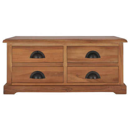 Konferenční Stolek 68 X 68 X 30 Cm Masivní Teakové Dřevo