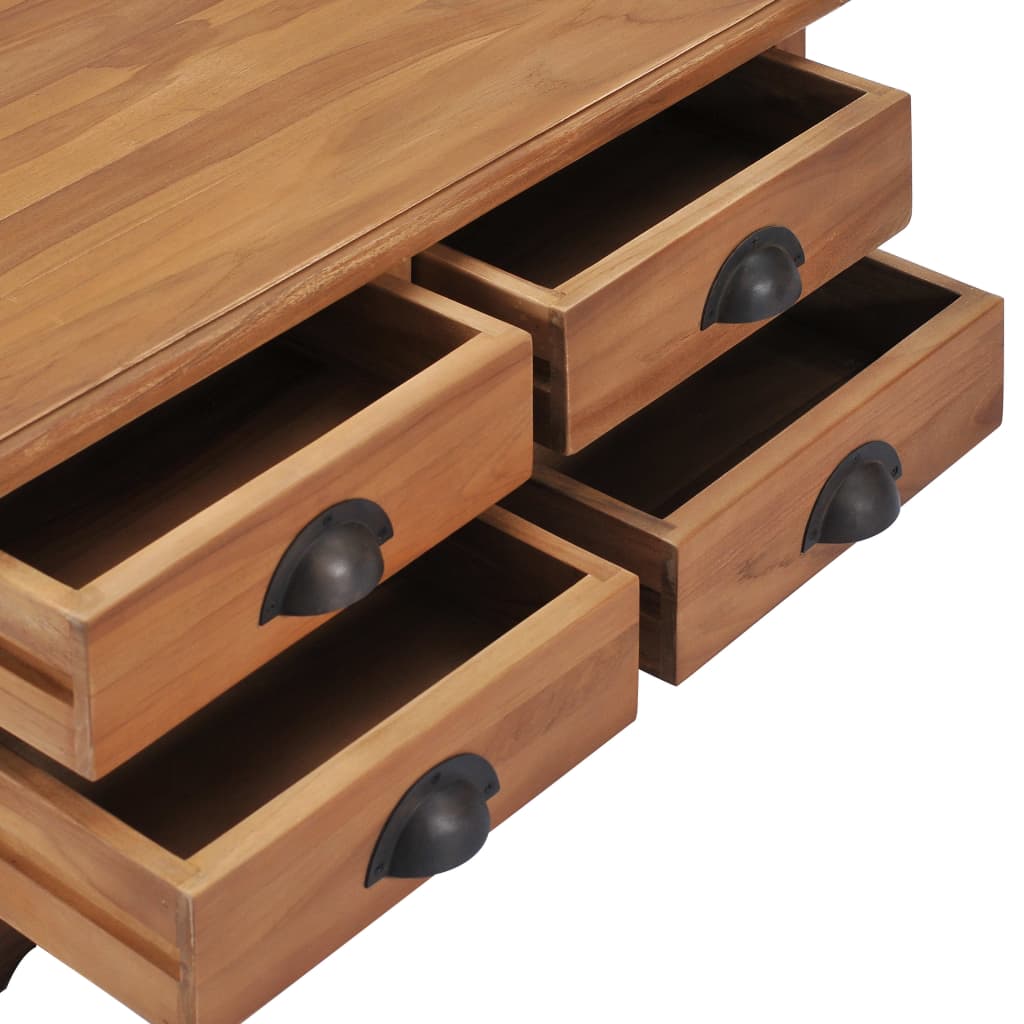 Konferenční Stolek 68 X 68 X 30 Cm Masivní Teakové Dřevo