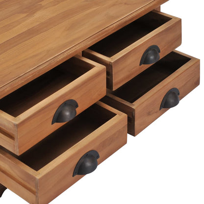 Konferenční Stolek 68 X 68 X 30 Cm Masivní Teakové Dřevo