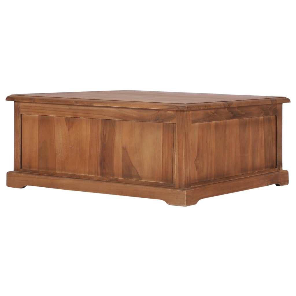 Konferenční Stolek 68 X 68 X 30 Cm Masivní Teakové Dřevo
