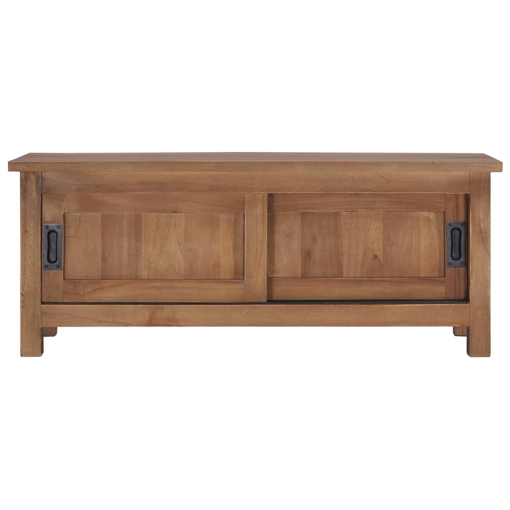 Tv Stolek 90 X 30 X 35 Cm Masivní Teakové Dřevo