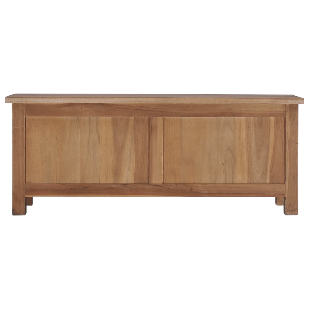 Tv Stolek 90 X 30 X 35 Cm Masivní Teakové Dřevo