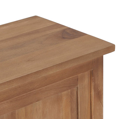 Tv Stolek 90 X 30 X 35 Cm Masivní Teakové Dřevo