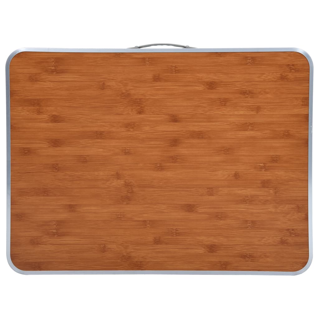 Skládací Kempingový Stůl S Kovovým Rámem 80 X 60 Cm