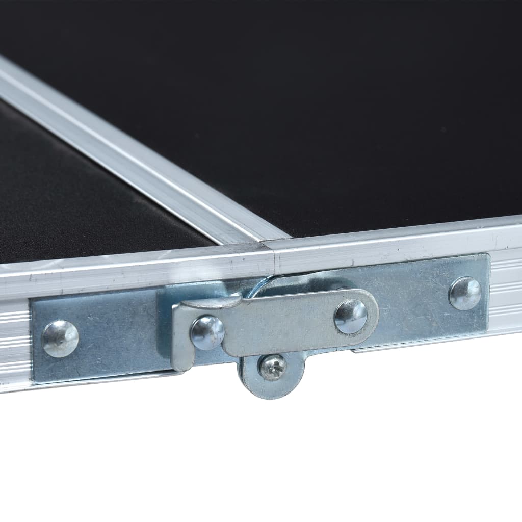 Skládací Stůl Na Beer Pong 240 Cm Černý