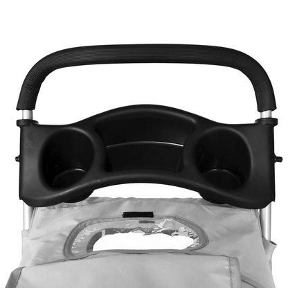 Skládací Kočárek Pro Psy/Kočky Cestovní Přepravka Šedý