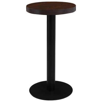 Bistro Stolek Tmavě Hnědý 50 Cm Mdf