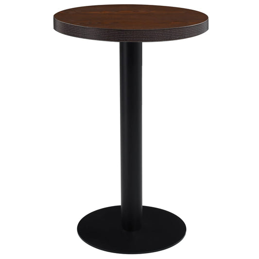 Bistro Stolek Tmavě Hnědý 50 Cm Mdf