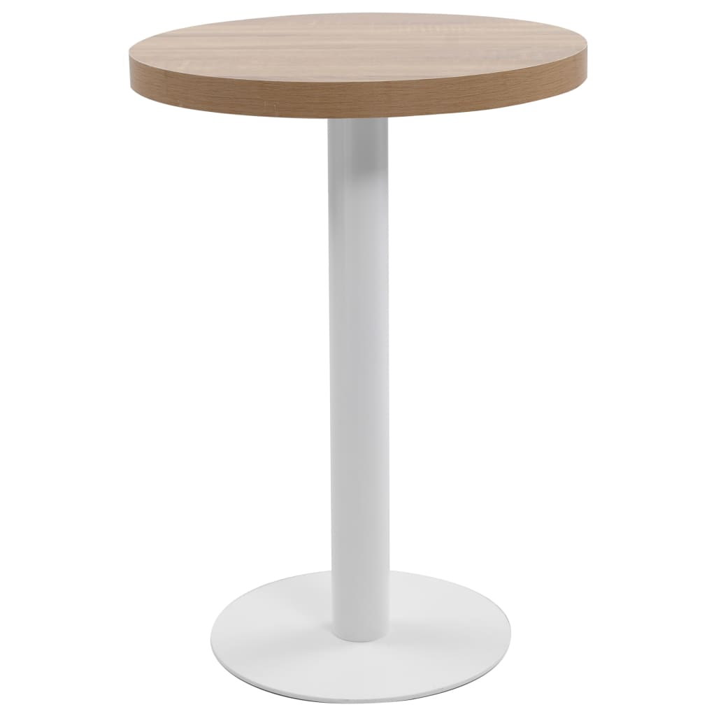 Bistro Stolek Tmavě Hnědý 50 Cm Mdf