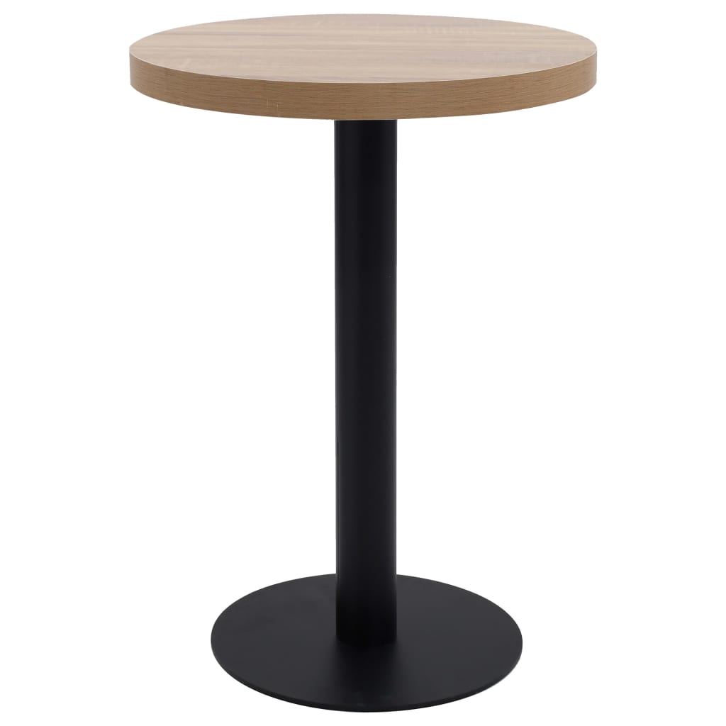 Bistro Stolek Tmavě Hnědý 50 Cm Mdf