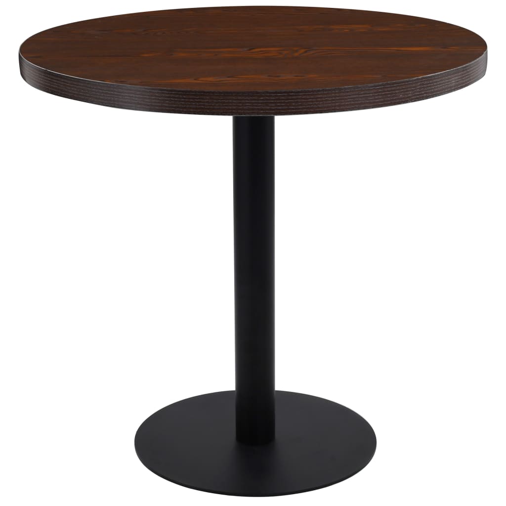 Bistro Stolek Tmavě Hnědý 50 Cm Mdf