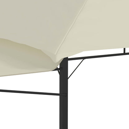 Altán Se Dvěma Extra Stříškami 3 X 3 X 2,73 M Krémový 180 G/M²