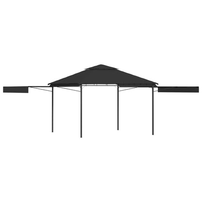 Altán Se Dvěma Extra Stříškami 3 X 3 X 2,73 M Krémový 180 G/M²
