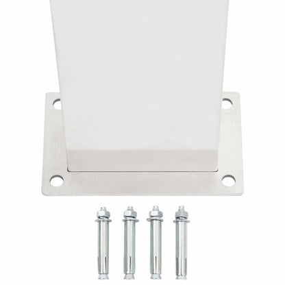 Zahradní Sprchová Baterie 110 Cm Nerezová Ocel