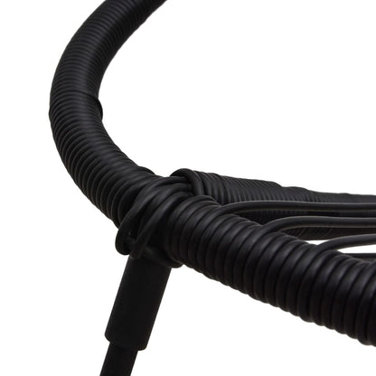 Zahradní Židle 2 Ks Pvc Ratan Černé