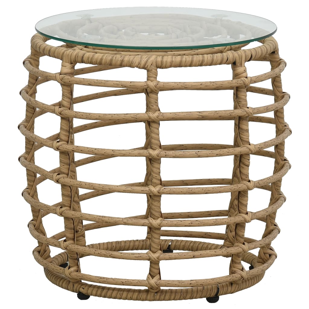 3Dílný Bistro Set Polyratan
