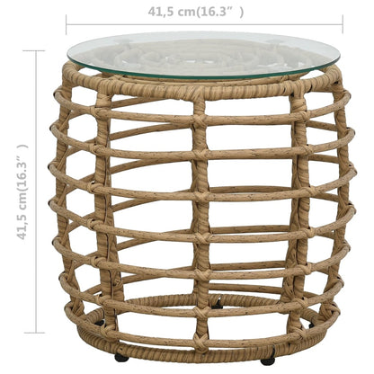 3Dílný Bistro Set Polyratan
