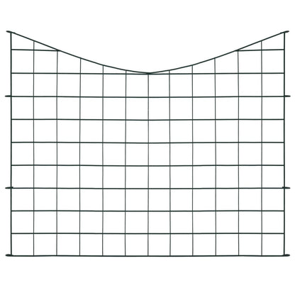 Zahradní Plot S Obloukem Dolů 77,5 X 64 Cm Zelený