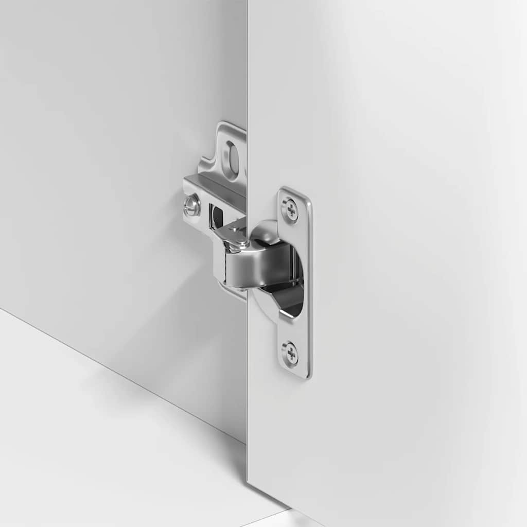 Příborník Bílý 88 X 30 X 70 Cm Kompozitní Dřevo