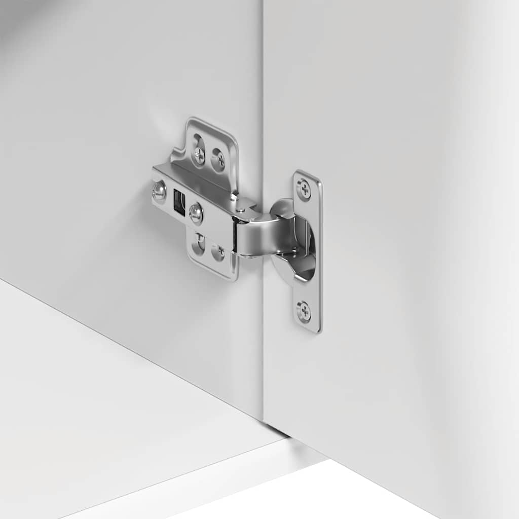 Příborník Bílý 88 X 30 X 70 Cm Kompozitní Dřevo