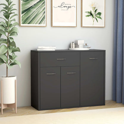 Příborník Bílý 88 X 30 X 70 Cm Kompozitní Dřevo